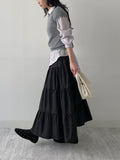 Pleated Strap Loose Fit Blouse