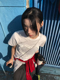 FRILL HEART T-SHIRT
