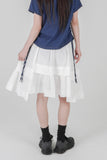 TIERED COTTON SKIRT