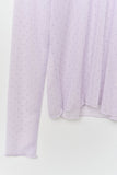 (W) Jane Mesh Dot Top