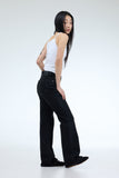 PRTN)High-rise slim flare jeans