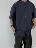 Over Cotton Half Shirt