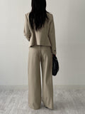 Lake Pleated Wide Slacks