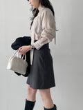 Naro V-Neck See-Through Blouse
