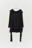 (W) Inter Wrap Hooded Top