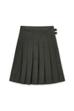 VINTAGE CHECK WRAP PLEATS SKIRT