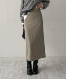 Basic Pencil Long Skirt