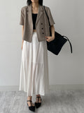 [summer] Repair Van Double Crop Half Jacket