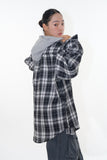 Nest check hood shirt