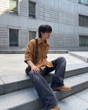fouard wide denim pants