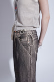wrinkle coating jeans