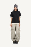 Iron rule layered vintage T-shirt