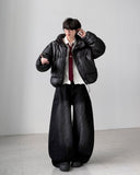 Satin Glow Crop Padding