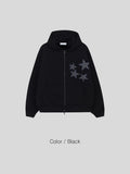 Galaxy Patch Zip Hoodie