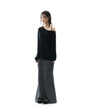 One-Shoulder Oversized Sweatshirt