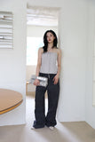 Deep Dyeing Cut Cotton Pants