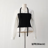 Merhi Layered Blouse Tie Set