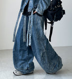 Hermes Belt Wide Denim