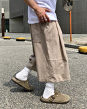 Cotton Two Tuck Bermuda Banding Pants