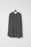 (W) Ala Frill Hooded Top