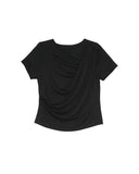 CURVED DRAPE TOP