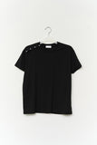 Road Slim Button Top