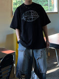 Metallic Logo Box Half Tee