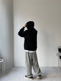 Pleat Wide Sweat Pants