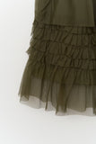 (W) Ink Frill Skirt