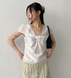 Tutti V-neck Layered Blouse