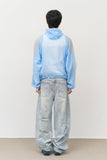 Hold Damage Wide Denim