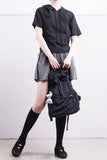 Serene Banding Ribbon Wedge Sneakers