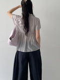 Kelly Layered Short Sleeve Blouse