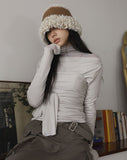 Modal shirring muffler top