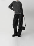 Boxy Wool Daily Cardigan