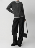 Boxy Wool Daily Cardigan