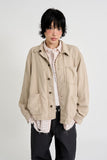 Linen french work jacket