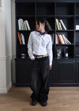 MAXI BLACK WIDE DENIM PT