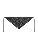 Hair line knit scarf