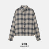 Chapter Check Cropped Shirt