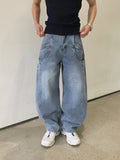 Lef Two-Pocket Curved Denim Pants