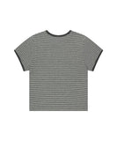 BASIC LOGO STRIPE RINGER TEE