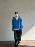 Over Hood V Knit