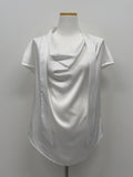[Short Sleeve Ver.] Scott Drape Tie Blouse