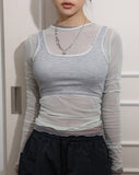 Sweetie Lace Crop Sleeveless