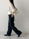 Cross-banding Mary Jane flat shoes