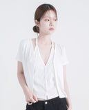 SLIT-IN CARDIGAN