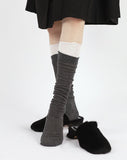 Flat ribbed socks