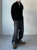 Roll-Up Grey Wide Denim