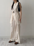 Raschel Nylon Slit Long Vest